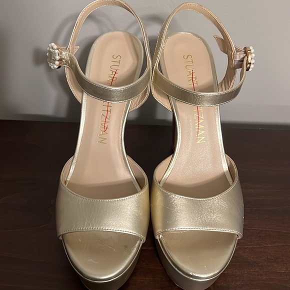 Stuart Weitzman Piper 130 Platform Sandal size 10 - Picture 2 of 9